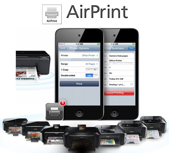 как печатать через airprint как печатать через airprint